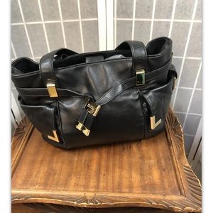 Michael Kors, Woman’s,Bag, Satchel,Black,Leather.: